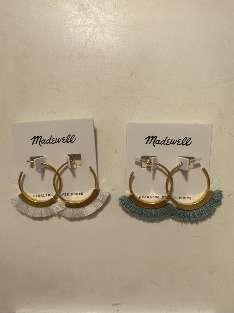 Madewell Fringe Hoop Earrings